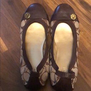 Coach ballet slippers